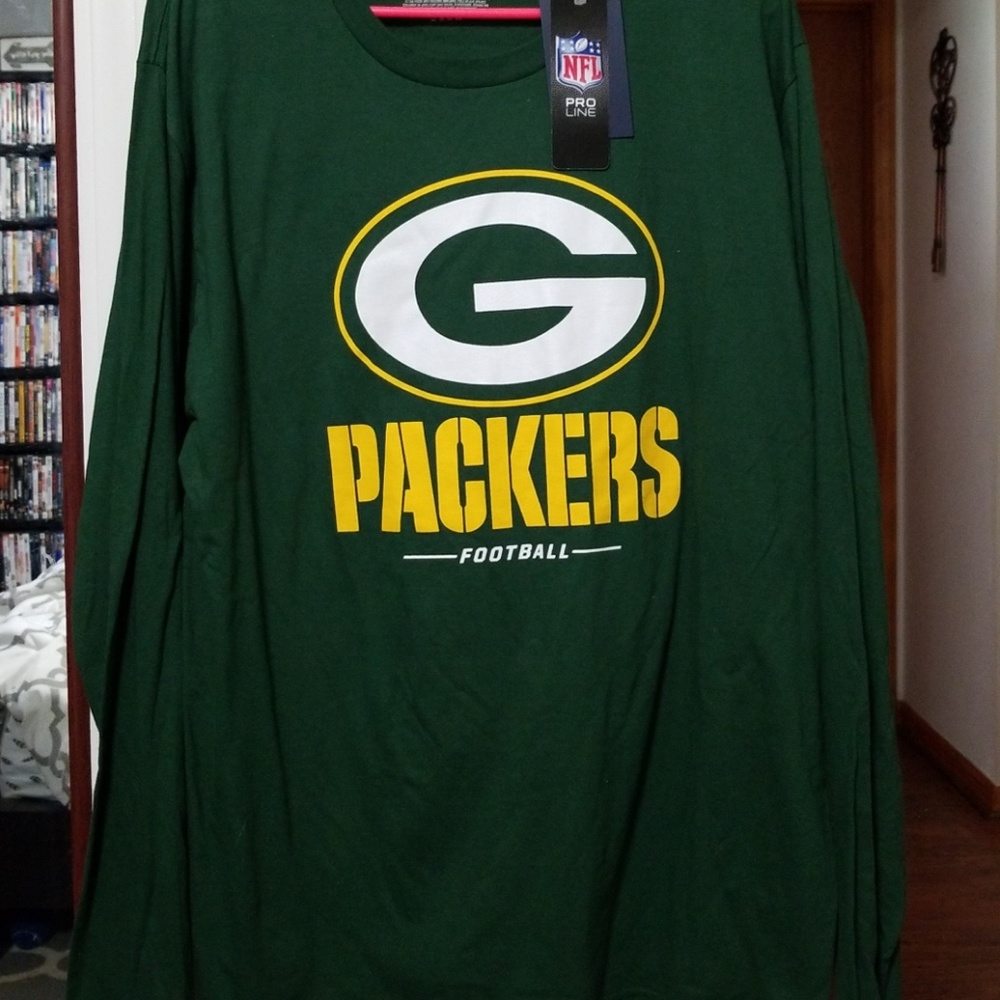 NFL Pro Green Bay Packers Long Sleeve, sz L. NWT
